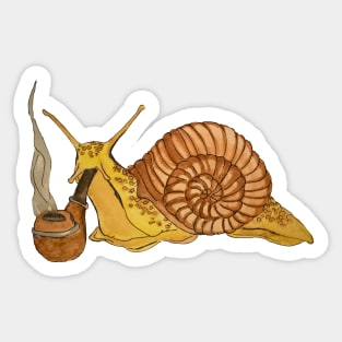 Snail Pipe Sticker